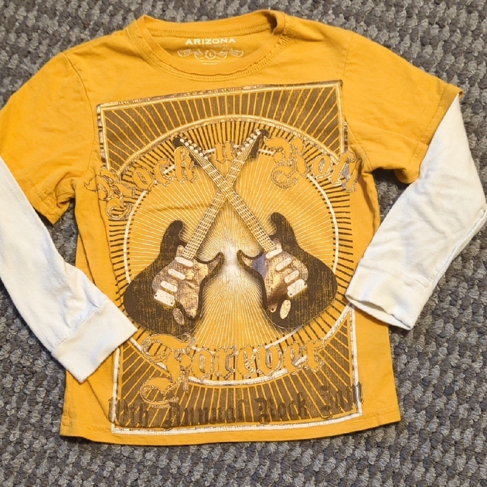 Arizona Jean Company Blue, Yellow, and Camouflage Long Sleeve Tees - Picture 3 of 9
